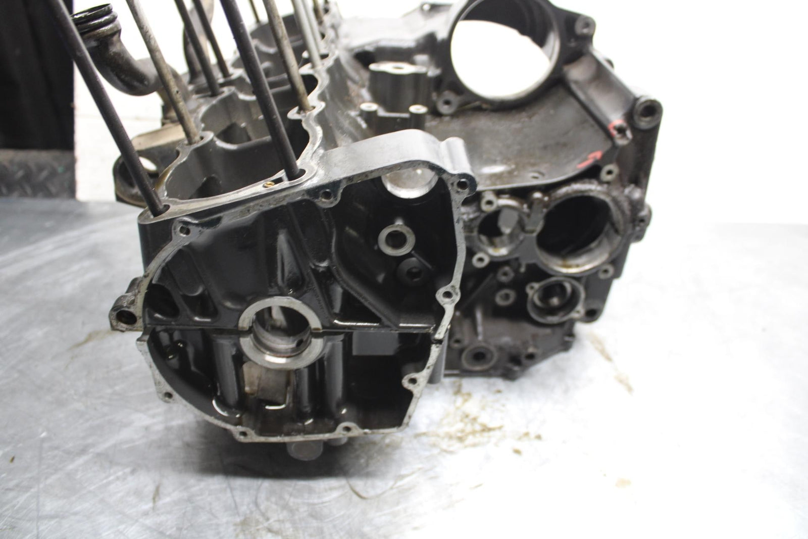 91-92 SUZUKI GSXR750 M  ENGINE MOTOR CRANKCASE CRANK CASES BLOCK BB493