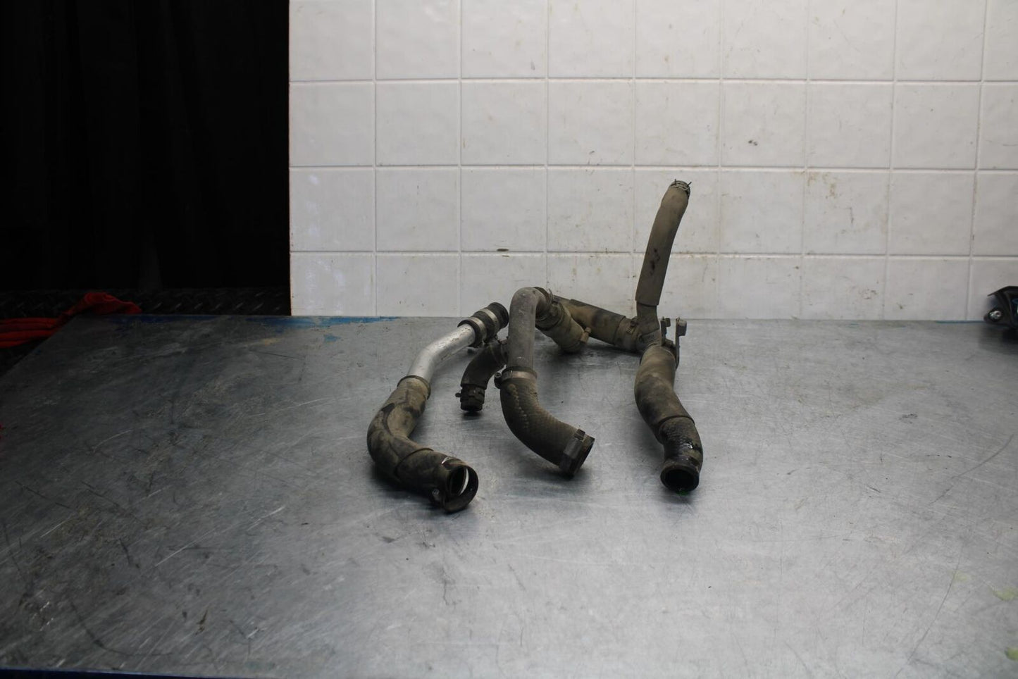 07 YAMAHA YZF R6 2c0 RADIATOR HOSES ENGINE COOLANT WATER PIPES HOSE KIT SET BB42