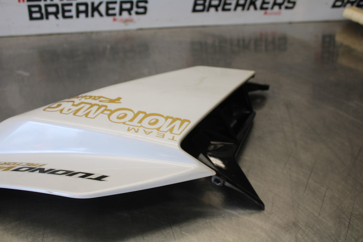 24 APRILIA TUONO V4 1100 FACTORY ABS RIGHT FRONT UPPER MID SIDE FAIRING BB887