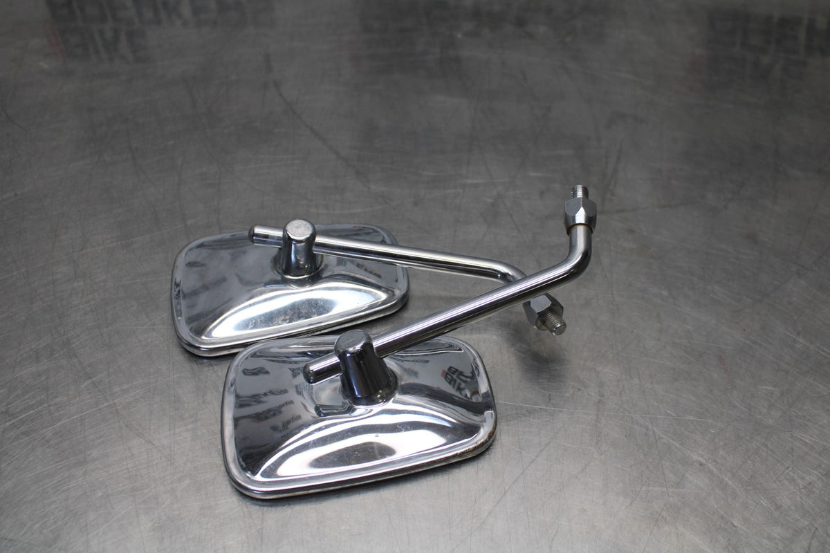02 KAWASAKI VULCAN 800 VN800B CLASSIC REAR VIEW MIRROR SET PAIR MIRRORS BB862