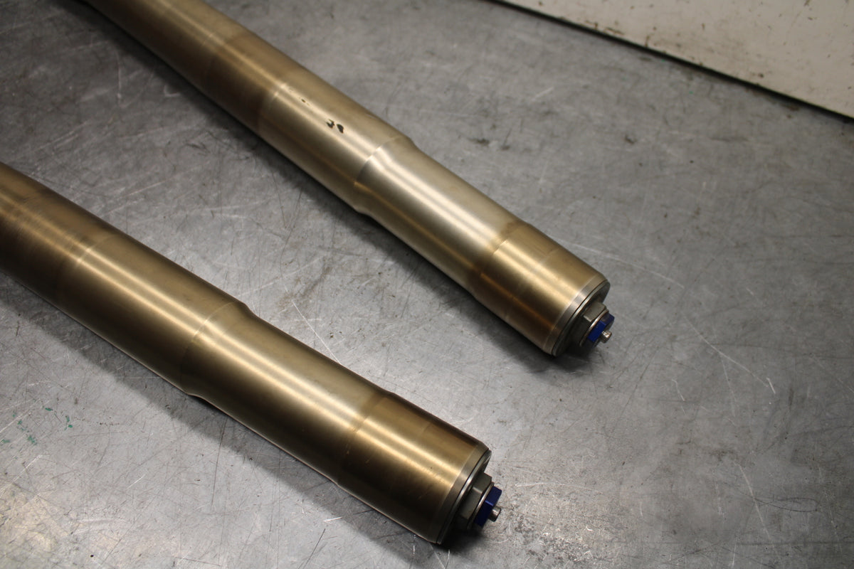 08-10 SUZUKI GSXR 600 FRONT FORKS SHOCK SUSPENSION SET PAIR  BB721