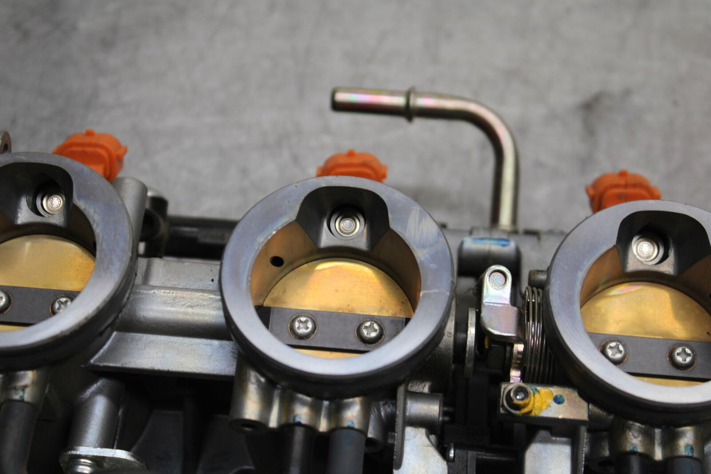 13-17 KAWASAKI NINJA ZX6R ZX636E MAIN FUEL INJECTORS / THROTTLE BODIES BB735