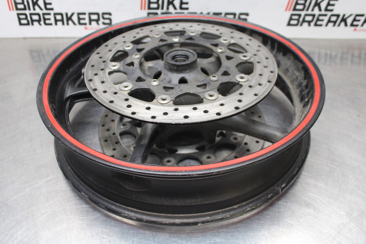 05 YAMAHA YZF R6 FRONT WHEEL FRONT RIM & ROTORS BB814