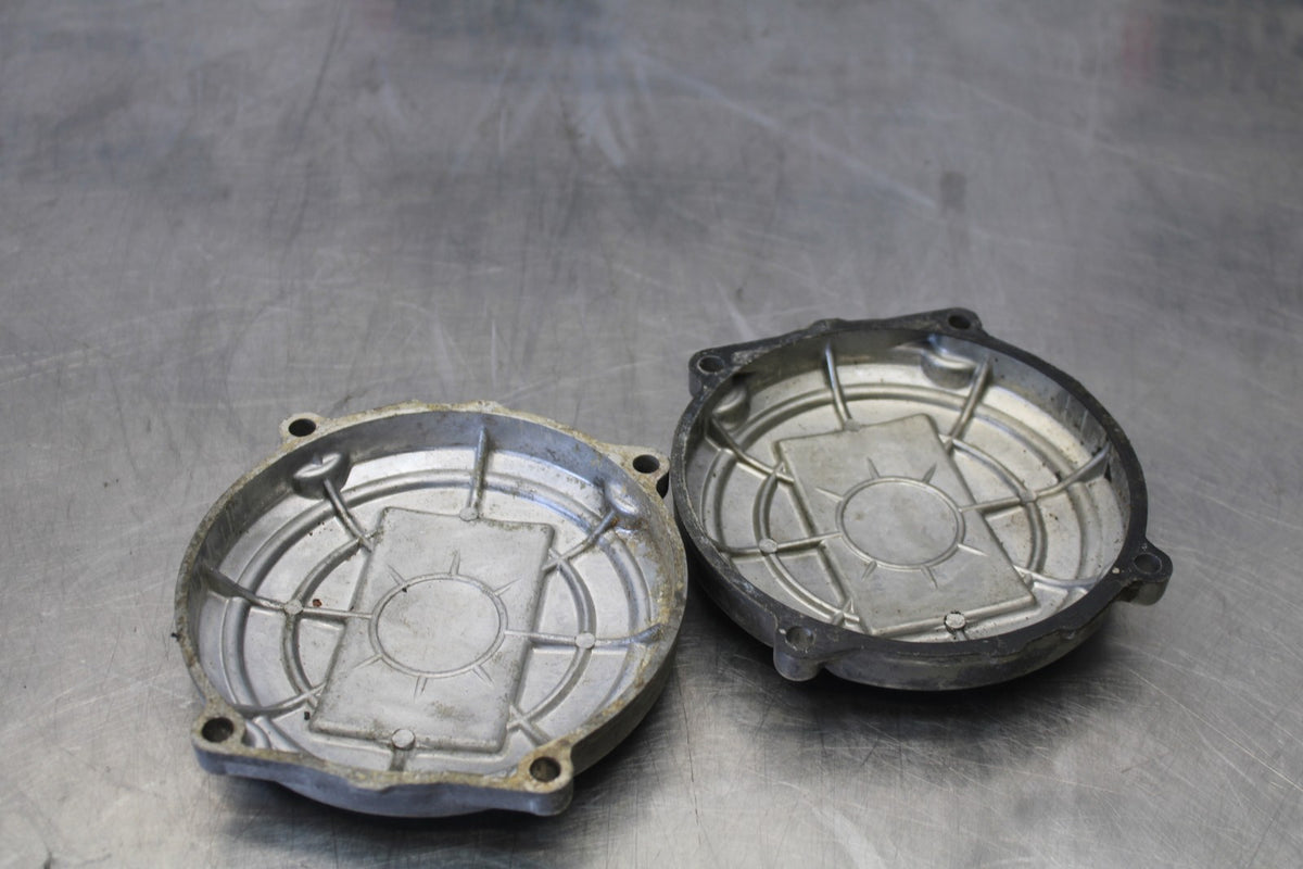 81 YAMAHA MAXIM 550 XJ550 RIGHT LEFT SIDE ENGINE MOTOR COVER BB866