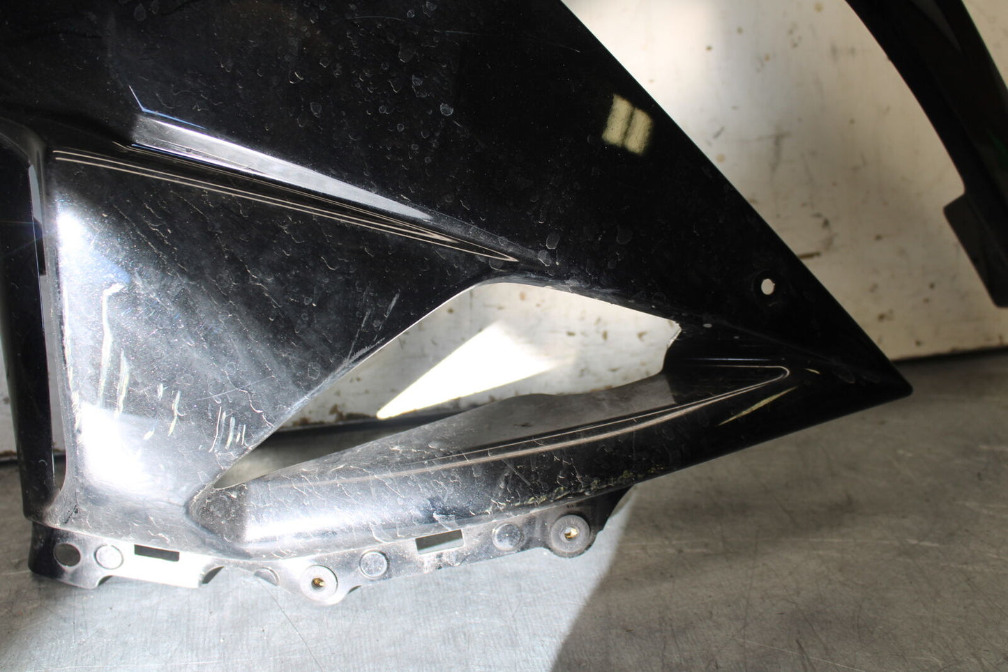 09-12 KAWASAKI NINJA ZX6R LEFT LOWER MID UPPER SIDE FAIRING COWL BB698