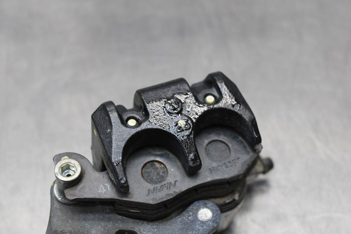 13-17 KAWASAKI NINJA 300 EX300 ABS REAR BACK BRAKE CALIPER W MOUNT BRACKET BB187