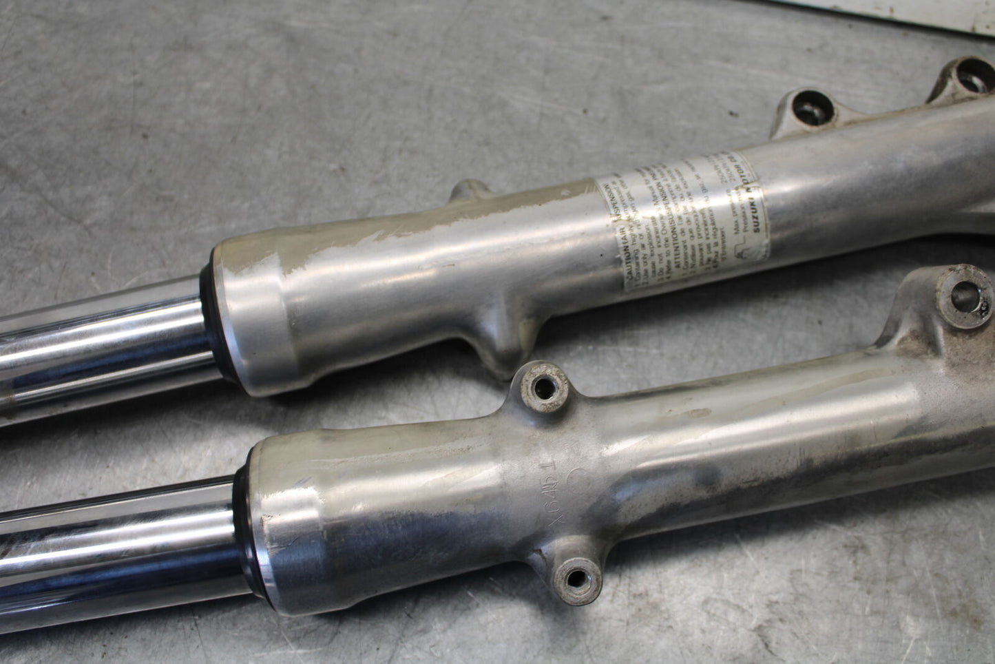 85-86 SUZUKI MADURA 1200 FRONT FORKS SHOCK SUSPENSION SET PAIR BB691
