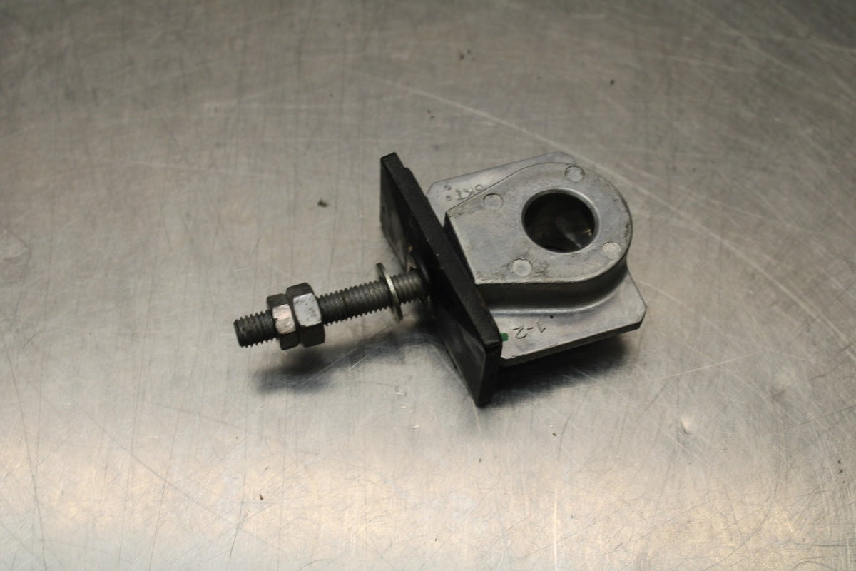 18-26 KAWASAKI Z400 SWINGARM CHAIN TENSIONER ADJUSTMENT BRACKETS  BB852