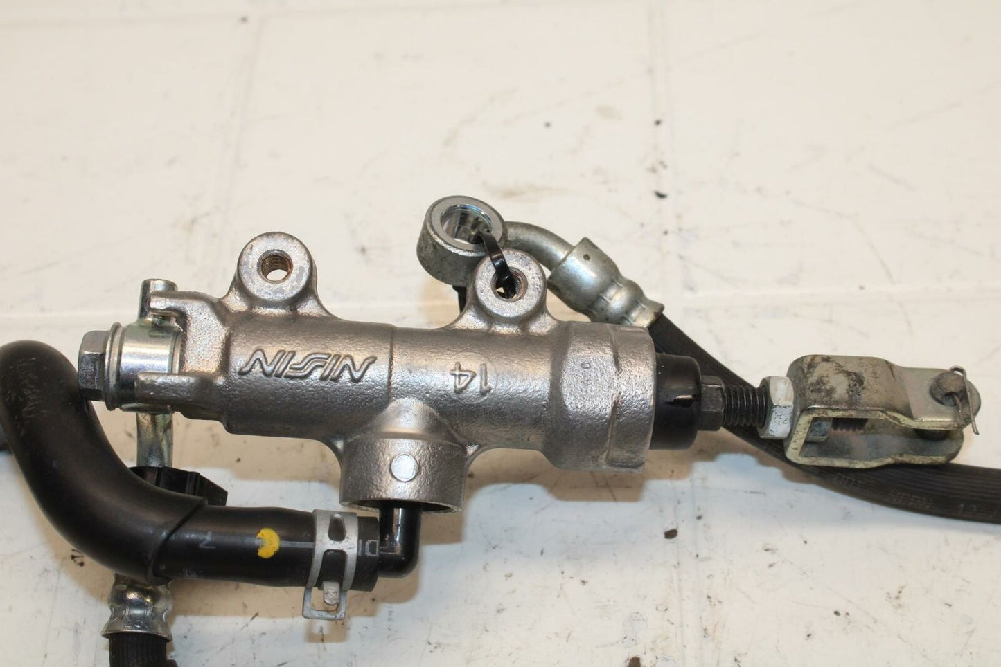 13 SUZUKI GSXR750 REAR BACK BRAKE MASTER CYLINDER W RESERVOIR BB17