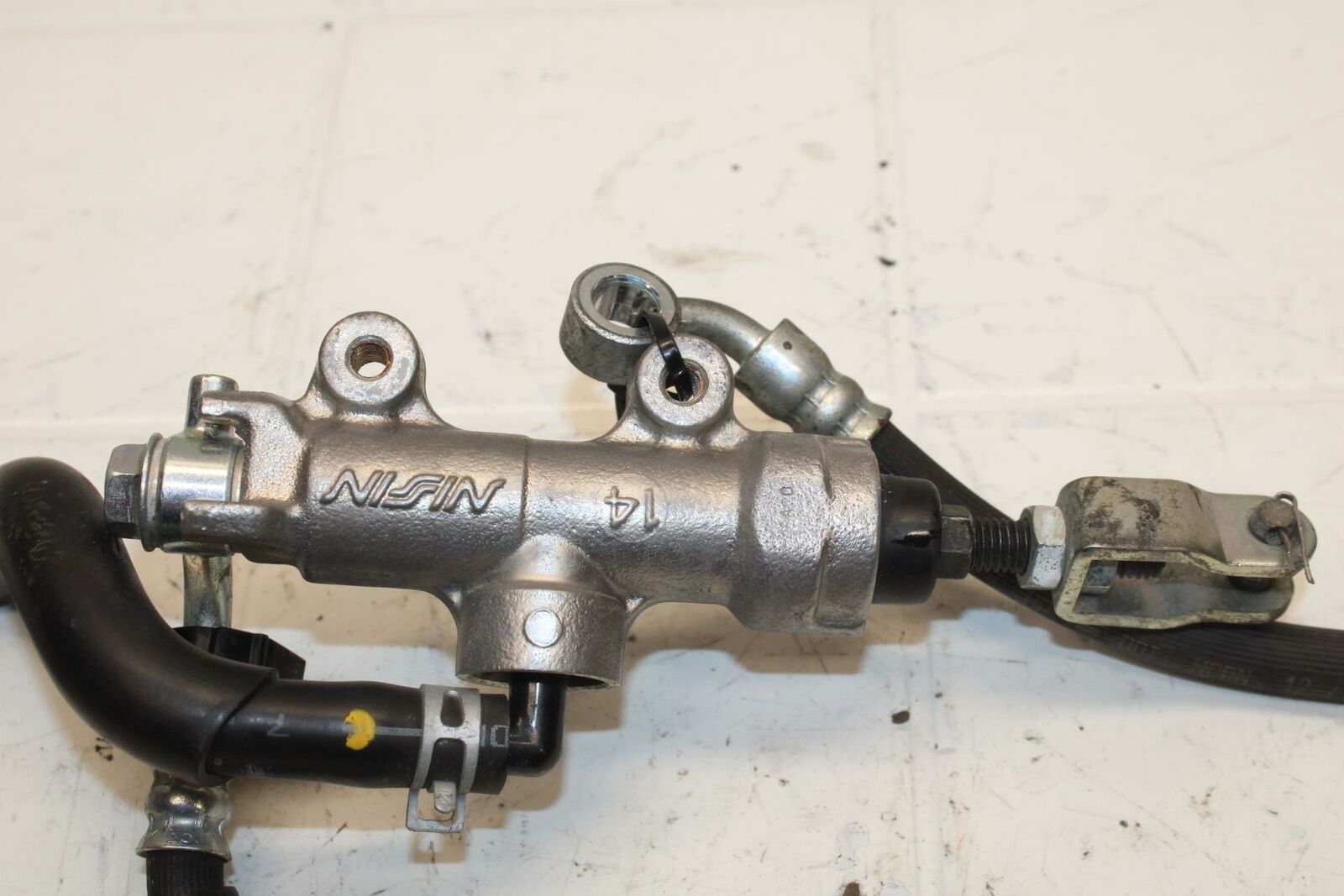 13 SUZUKI GSXR750 REAR BACK BRAKE MASTER CYLINDER W RESERVOIR BB17