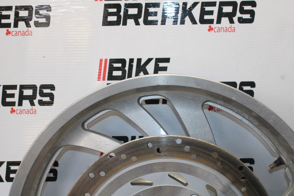 03-08 HONDA VTX1300C FRONT WHEEL FRONT RIM & ROTOR BB868