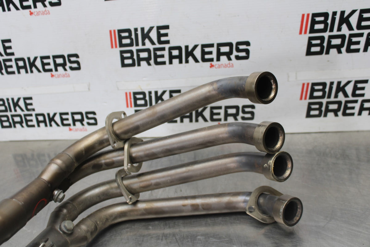 17 YAMAHA YZF R6 EXHAUST HEADER PIPES MANIFOLD BB922