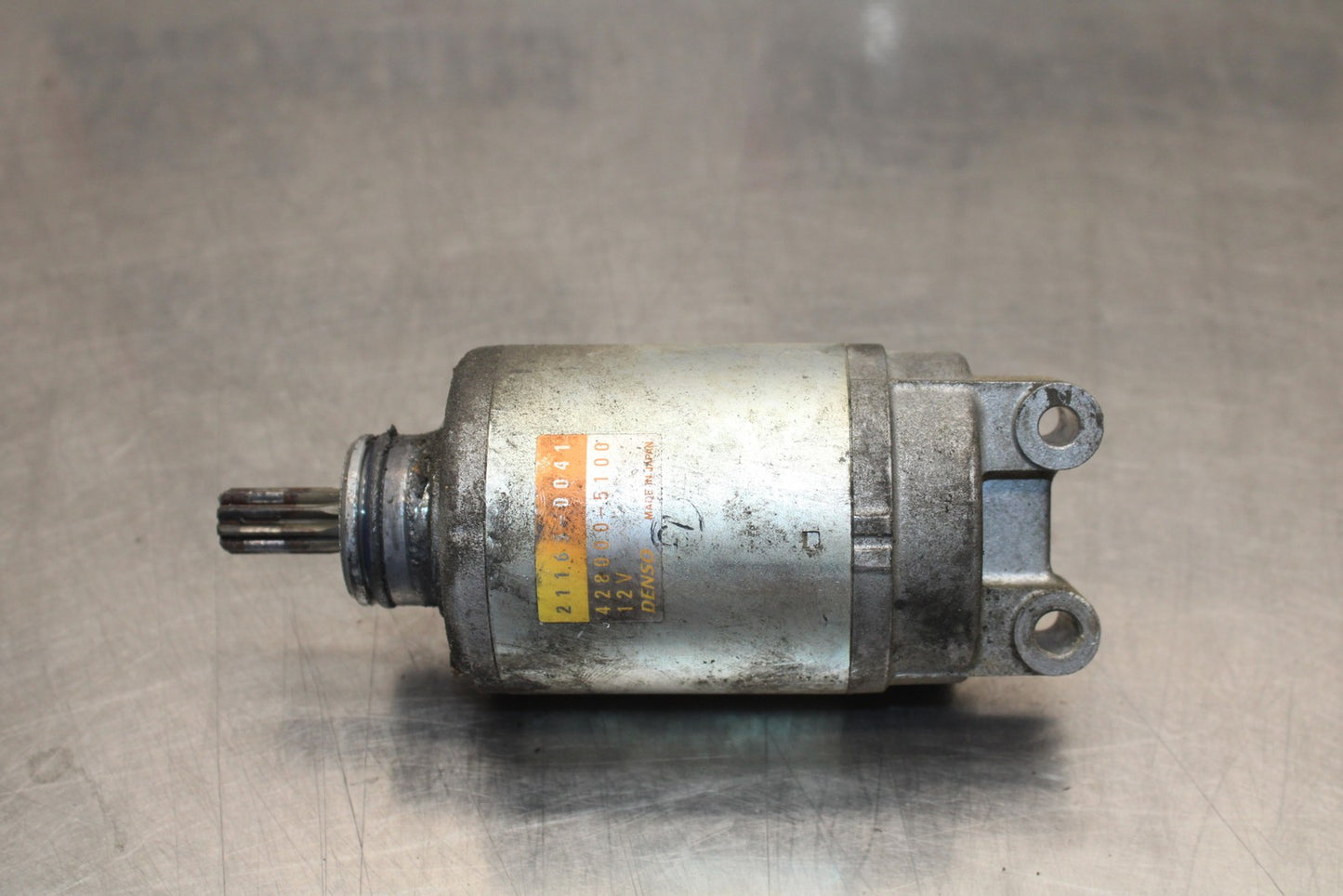 07-08 KAWASAKI NINJA ZX6R ENGINE STARTING STARTER MOTOR -DC 12V 21163-0041 BB203