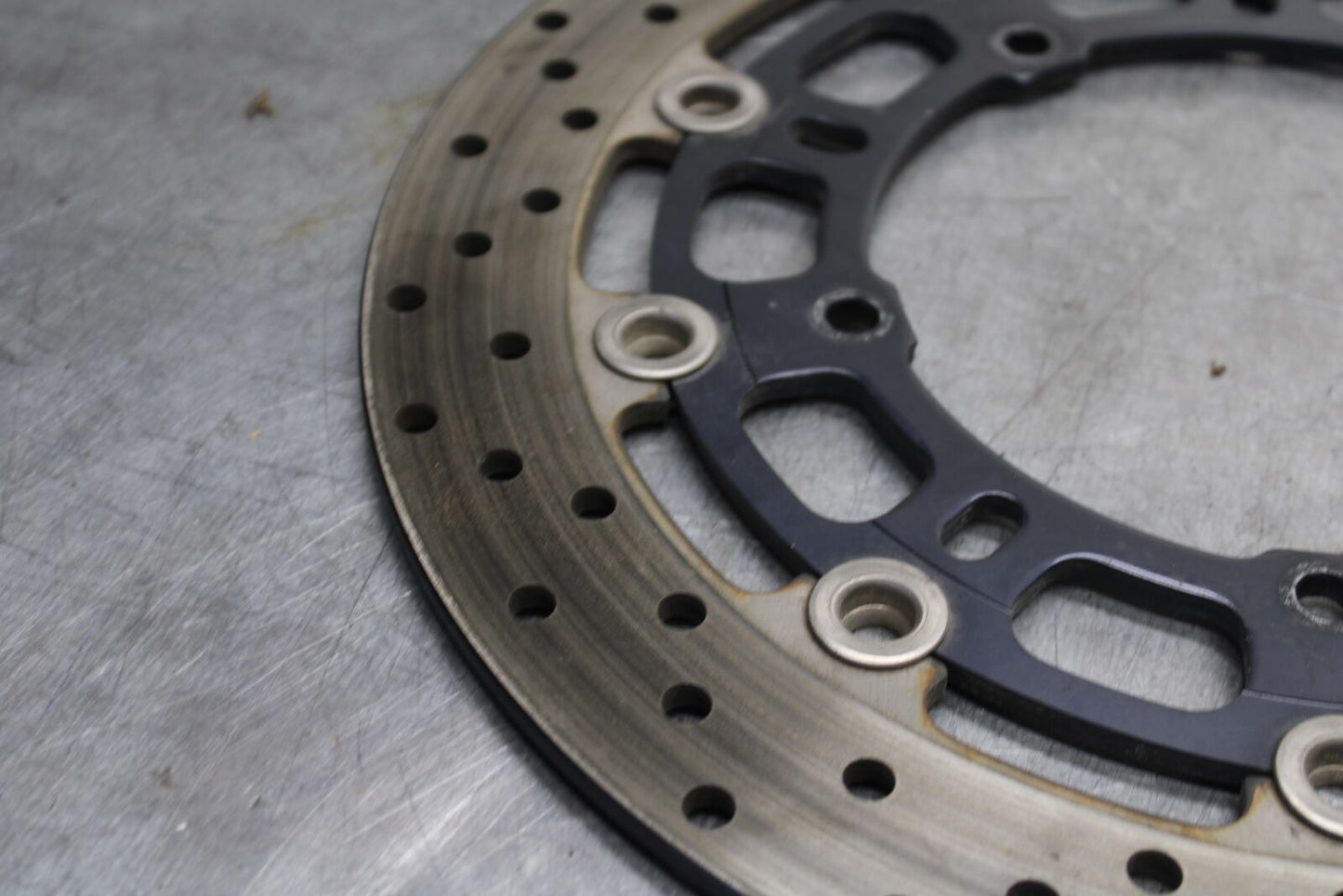 08-16 YAMAHA YZF R6 FRONT LEFT RIGHT BRAKE ROTORS DISCS 13S-2581T-00-00 BB247