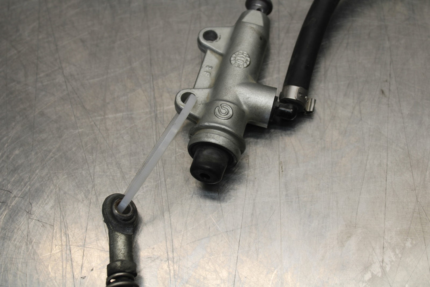 12-14 BMW S1000RR REAR BACK BRAKE MASTER CYLINDER W RESERVOIR BB204