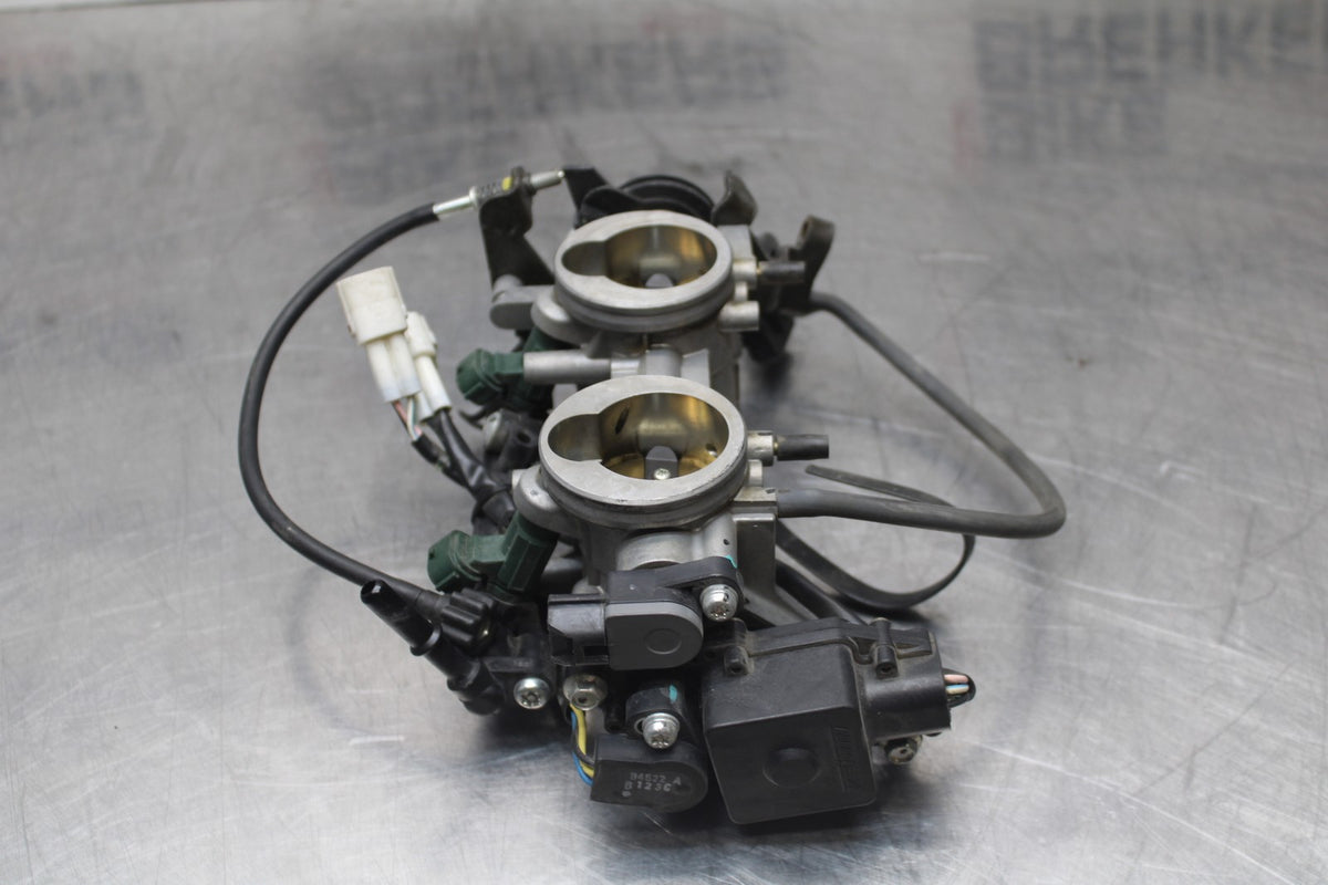 08 KAWASAKI NINJA 650 EX650 MAIN FUEL INJECTORS / THROTTLE BODIES BB797