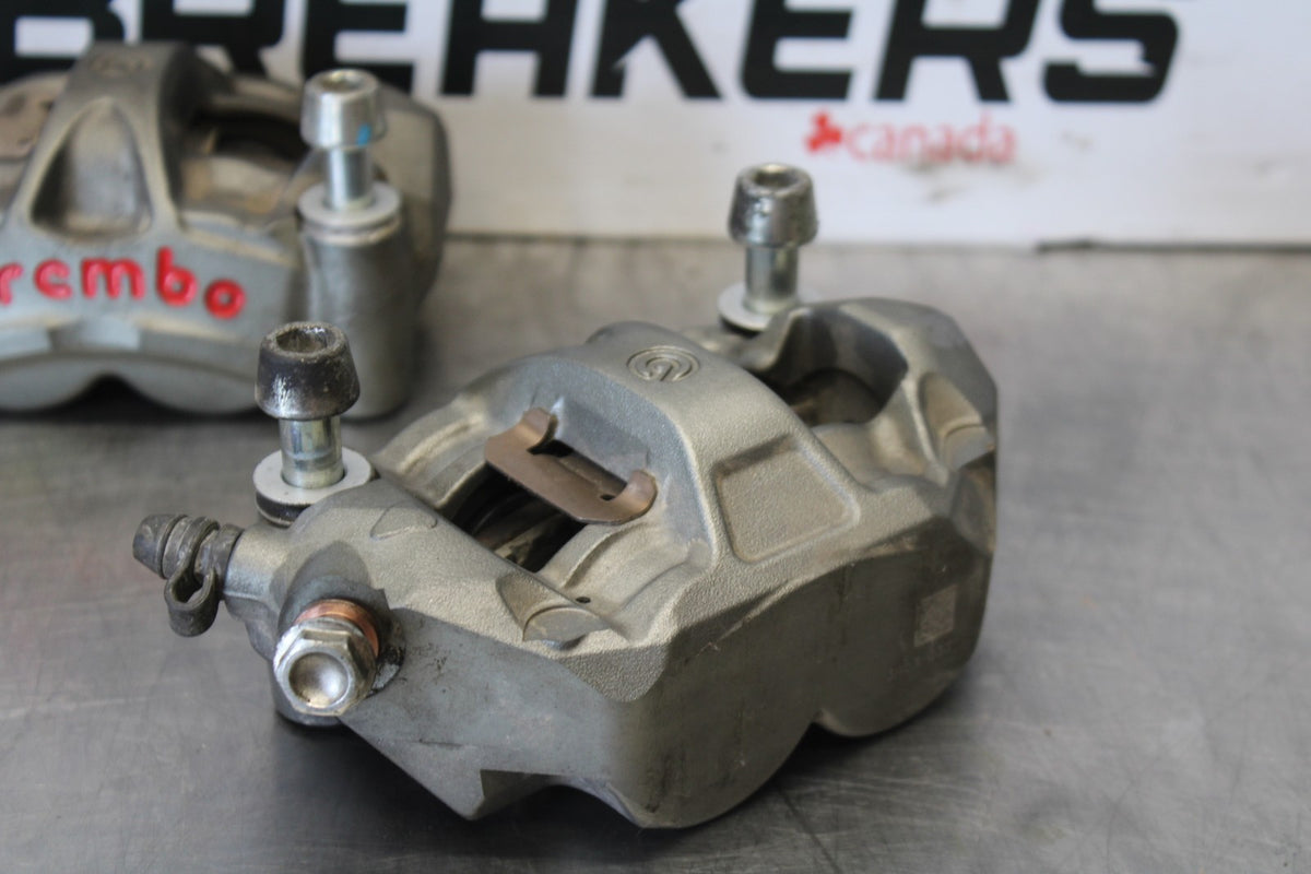 24 APRILIA TUONO V4 1100 FACTORY ABS FRONT BRAKE CALIPER SET PAIR BB887