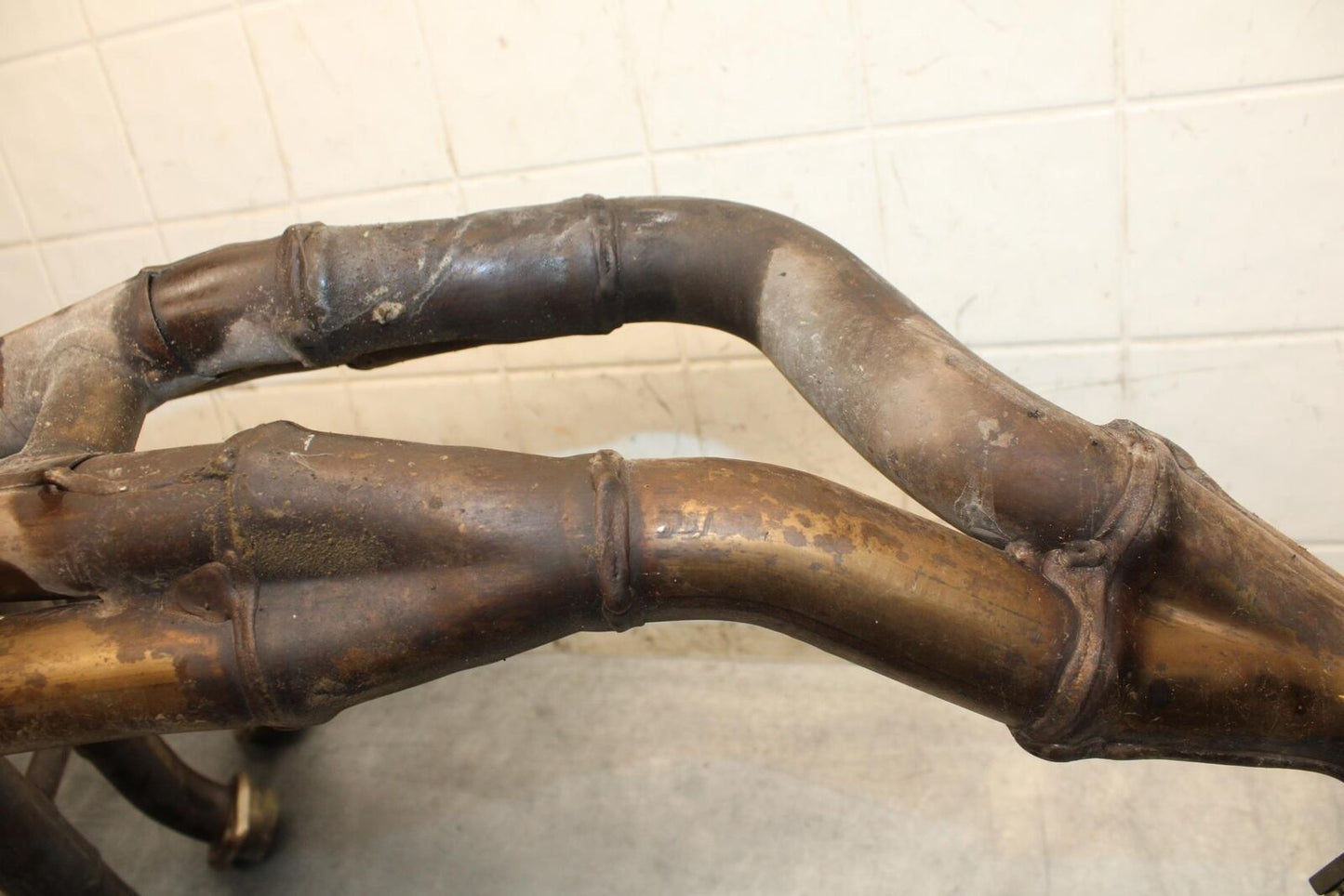 2001 Suzuki GSXR600 EXHAUST HEADER PIPES MANIFOLD 14100-39F01 BB59