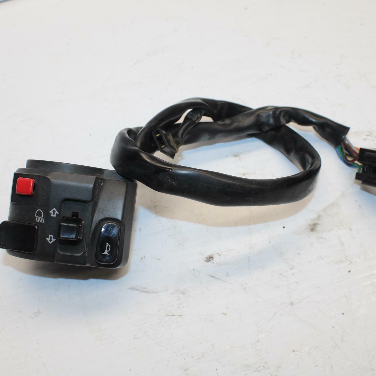 11-12 KAWASAKI Z1000 LEFT CLIP ON HANDLE HORN SIGNALS SWITCH SWITCHES BB249