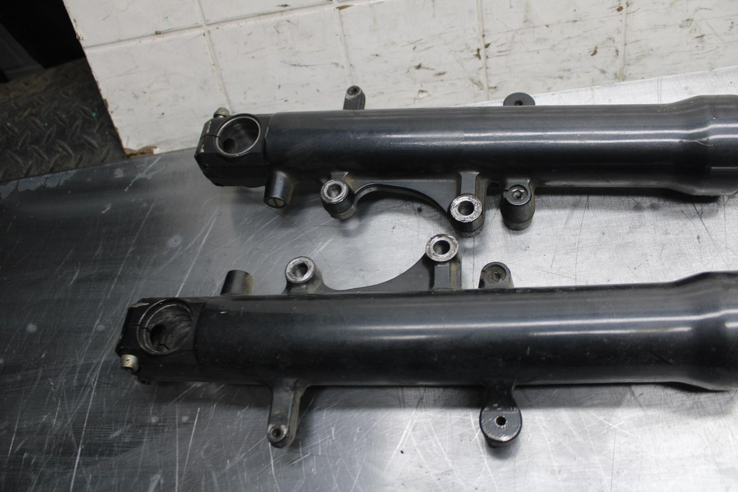 00-02 KAWASAKI NINJA ZX6R ZX600J FRONT FORKS SHOCK SUSPENSION SET PAIR BB489