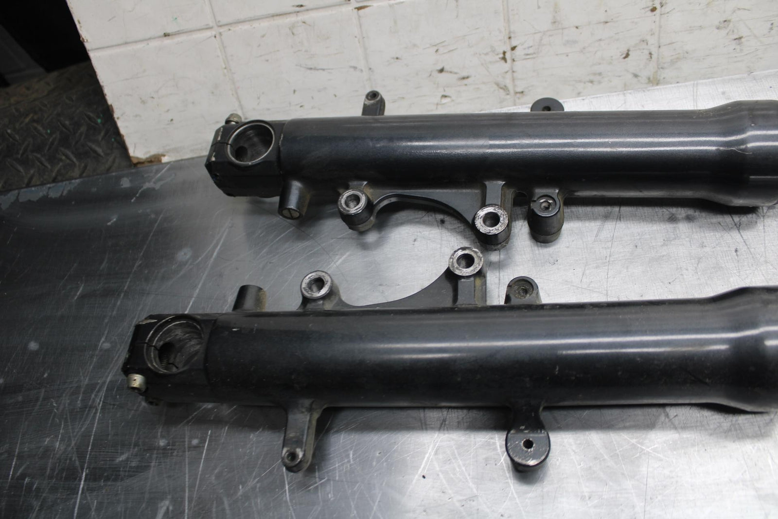 00-02 KAWASAKI NINJA ZX6R ZX600J FRONT FORKS SHOCK SUSPENSION SET PAIR BB489