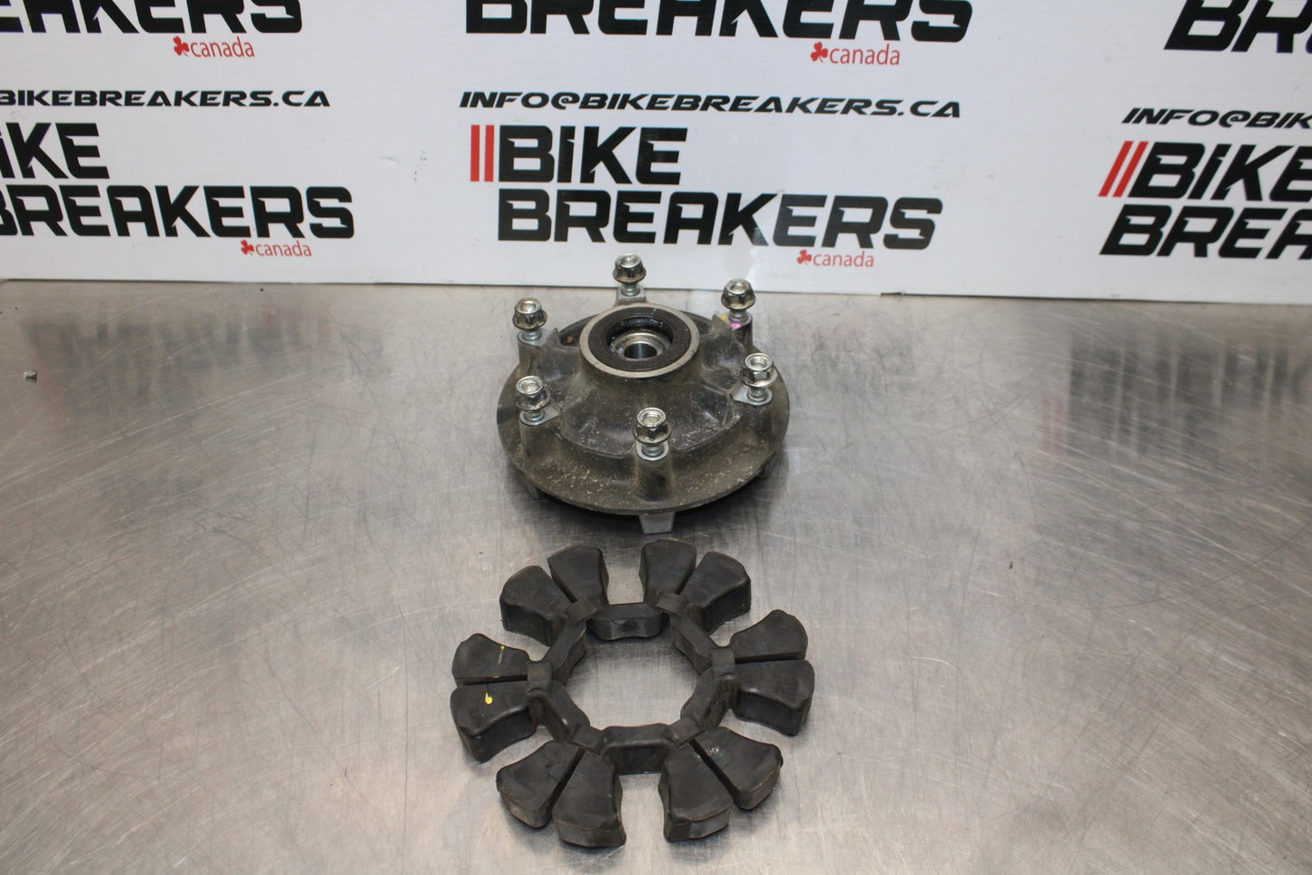 13-17 KAWASAKI NINJA 300 EX300 ABS REAR HUB & SHOCK DAMPERS CUSH ABSORBERS BB187