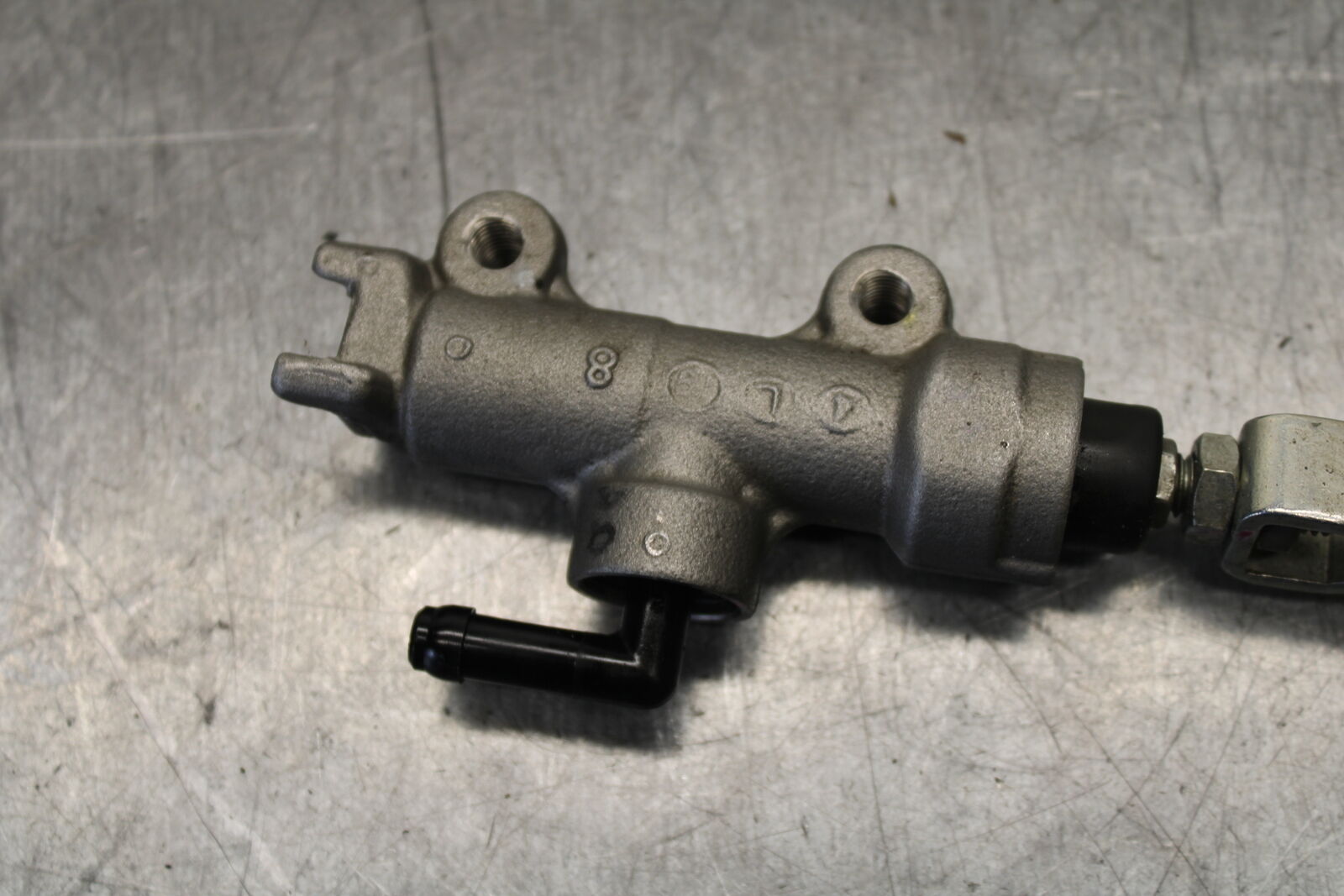 12-17 KAWASAKI ER-6N Z650 REAR BACK BRAKE MASTER CYLINDER W RESERVOIR BB709