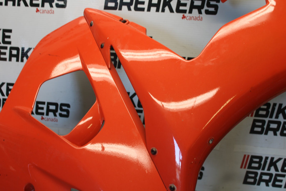 03-04 YAMAHA YZF R6 RIGHT LOWER MID UPPER SIDE FAIRING COWL  BB890
