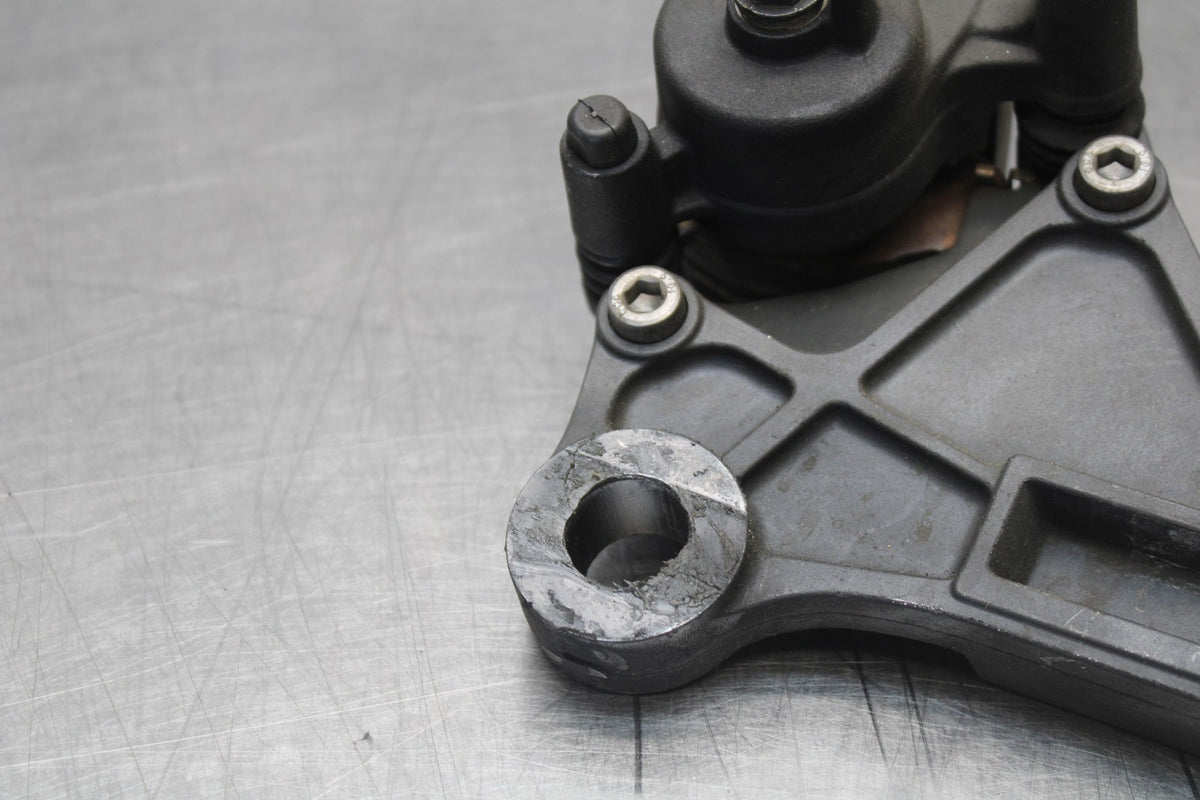 08 KAWASAKI NINJA ZX10R REAR BACK BRAKE CALIPER W MOUNT BRACKET BB902