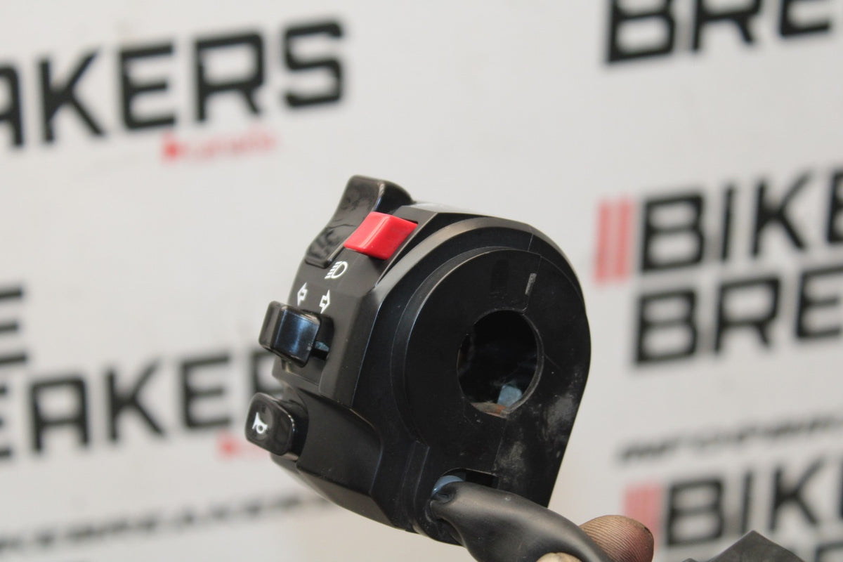 12-16 KAWASAKI NINJA 650 EX650F ABS LEFT HANDLE HORN SIGNALS SWITCH BB860
