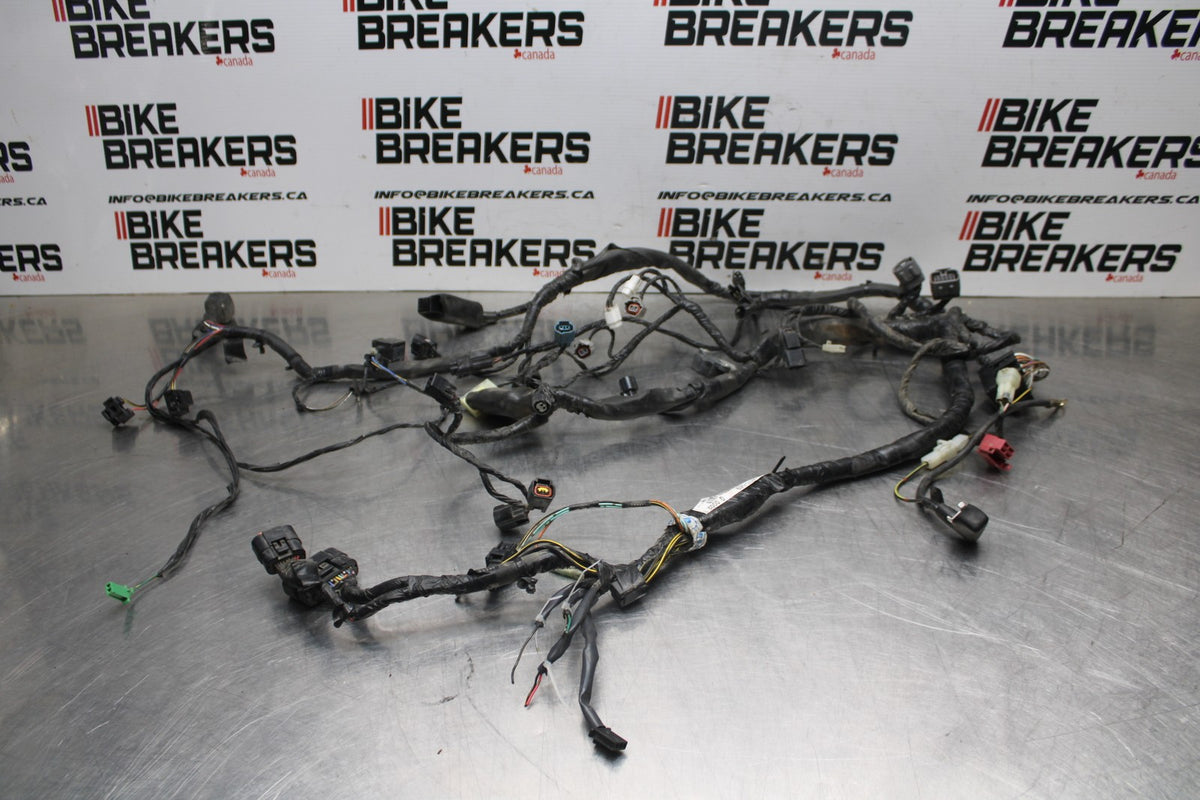 08 KAWASAKI NINJA 650 EX650 MAIN ENGINE WIRING HARNESS MOTOR WIRE LOOM BB797