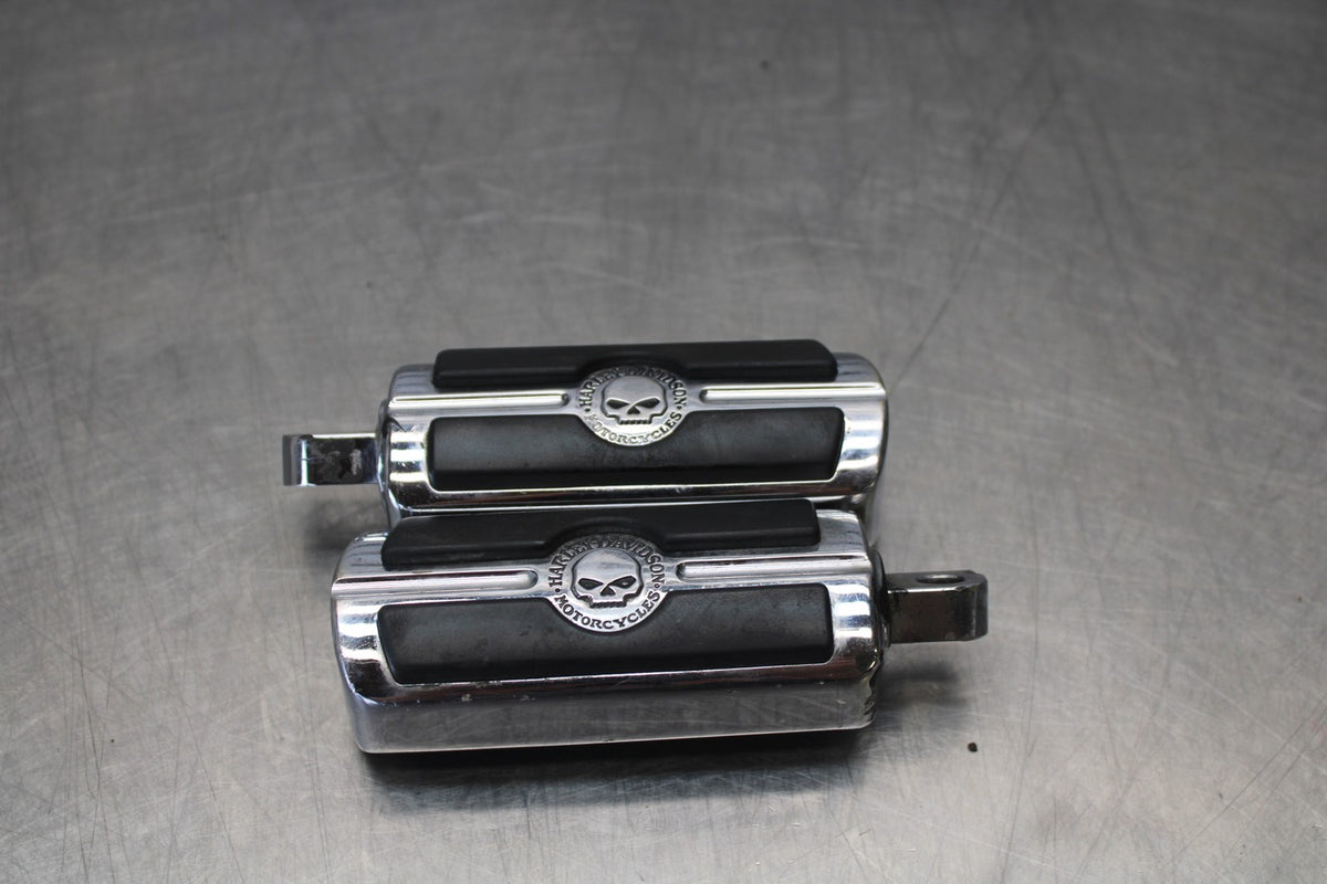 88-03 HARLEY-DAVIDSON SPORTSTER 1200 FRONT FOOT RESTS PEGS STEPS SET PAIR BB886