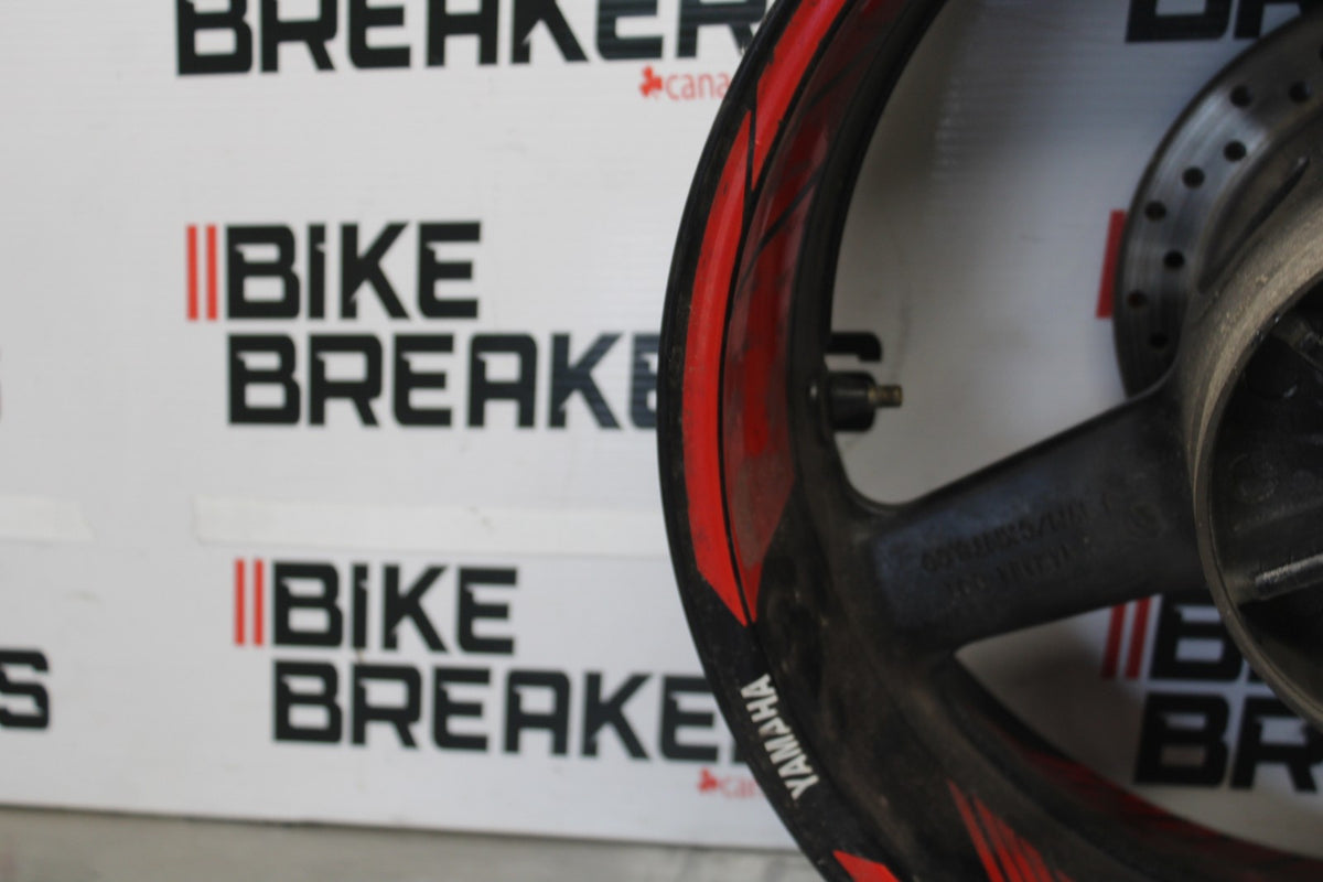 03 YAMAHA YZF R1 REAR WHEEL BACK RIM & ROTOR BB895