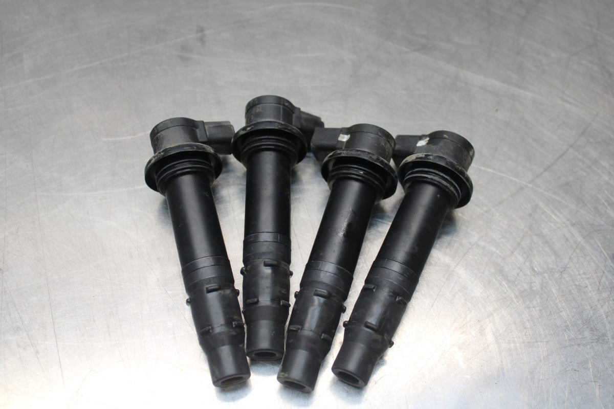 08-09 YAMAHA YZF R6S IGNITION COILS COIL SPARK PLUG CAPS BB796