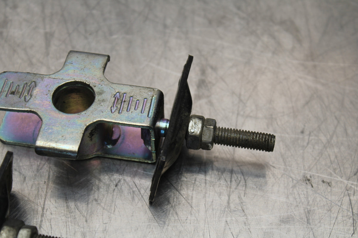 15-16 HONDA CB300F SWINGARM CHAIN TENSIONER ADJUSTMENT BRACKETS  BB150