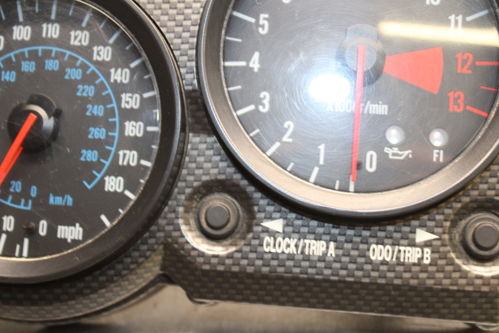00-05 KAWASAKI NINJA ZX12R SPEEDO TACH GAUGES DISPLAY CLUSTER SPEEDOMETER BB121