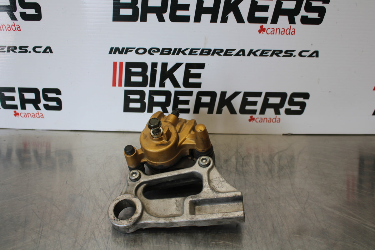 03-06 KAWASAKI Z1000 REAR BACK BRAKE CALIPER W MOUNT BRACKET BB164