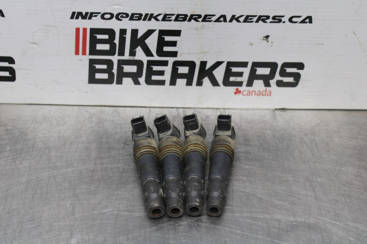01-03 SUZUKI GSXR600 IGNITION COILS COIL SPARK PLUG CAPS BB841