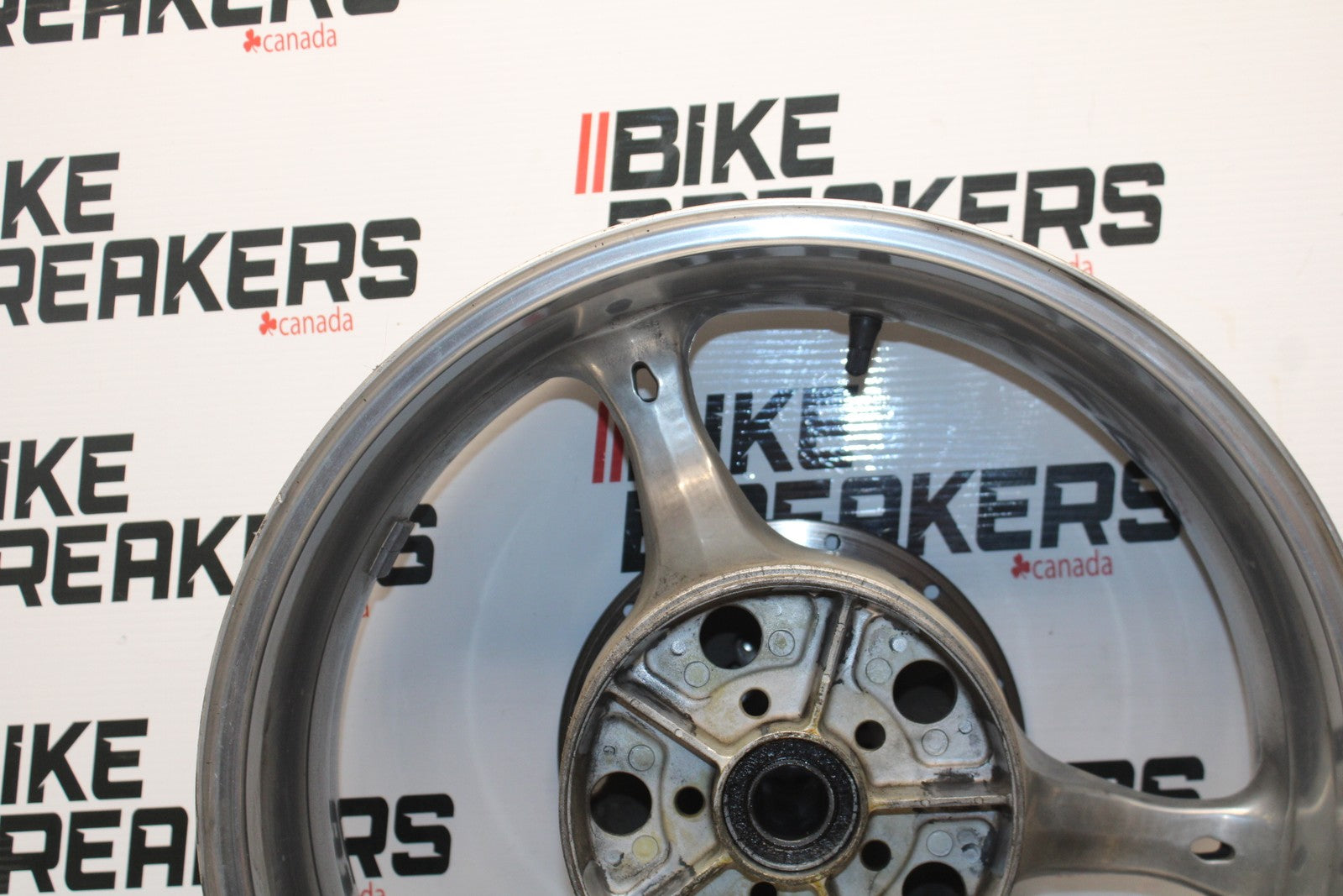 07 SUZUKI GSXR1000 REAR WHEEL BACK RIM & ROTOR BRAKE DISC BB770