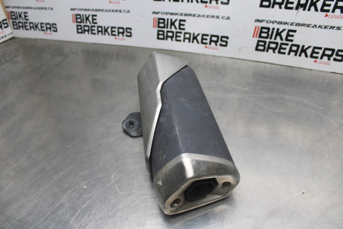 13-17 KAWASAKI NINJA 300 EXHAUST PIPE MUFFLER SLIP ON CAN SILENCER BB429