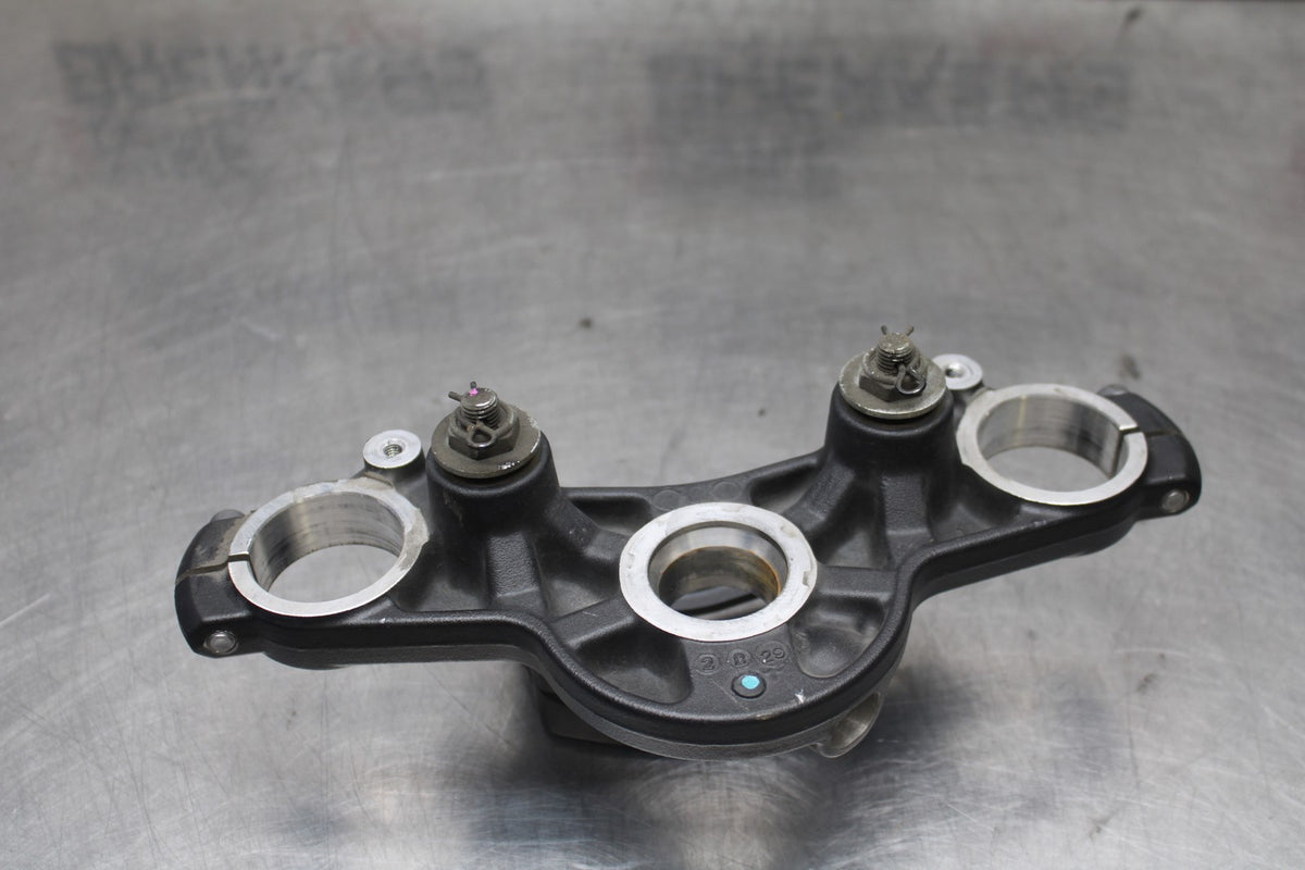 12 KAWASAKI NINJA 650 EX650E FORKS UPPER TRIPLE TREE CLAMP BB926