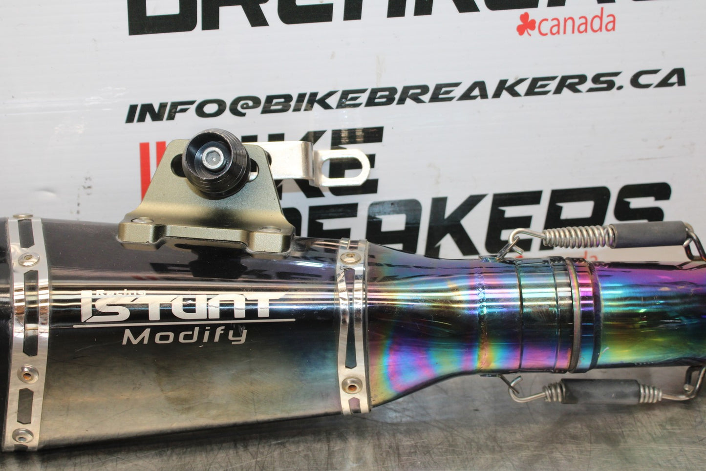 18-23 KAWASAKI NINJA 400 EX400 ABS AFTERMARKET EXHAUST PIPE MUFFLER SLIPON BB177