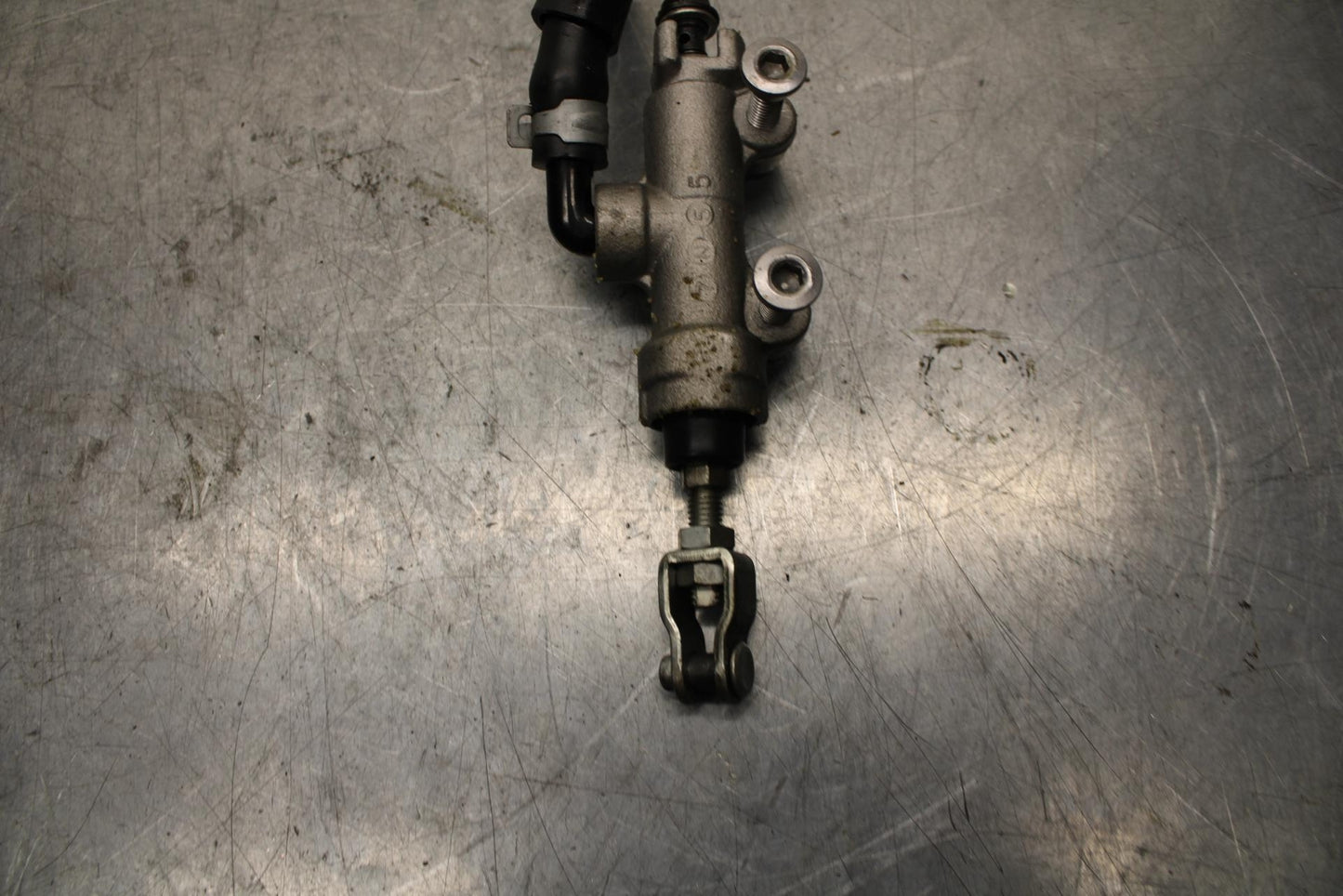 08-09 KAWASAKI NINJA ZX14R REAR BACK BRAKE MASTER CYLINDER W RESERVOIR BB73