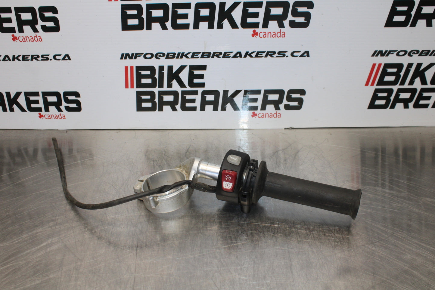10-11 BMW S1000RR RIGHT CLIP ON HANDLEBAR W SWITCHES BB168