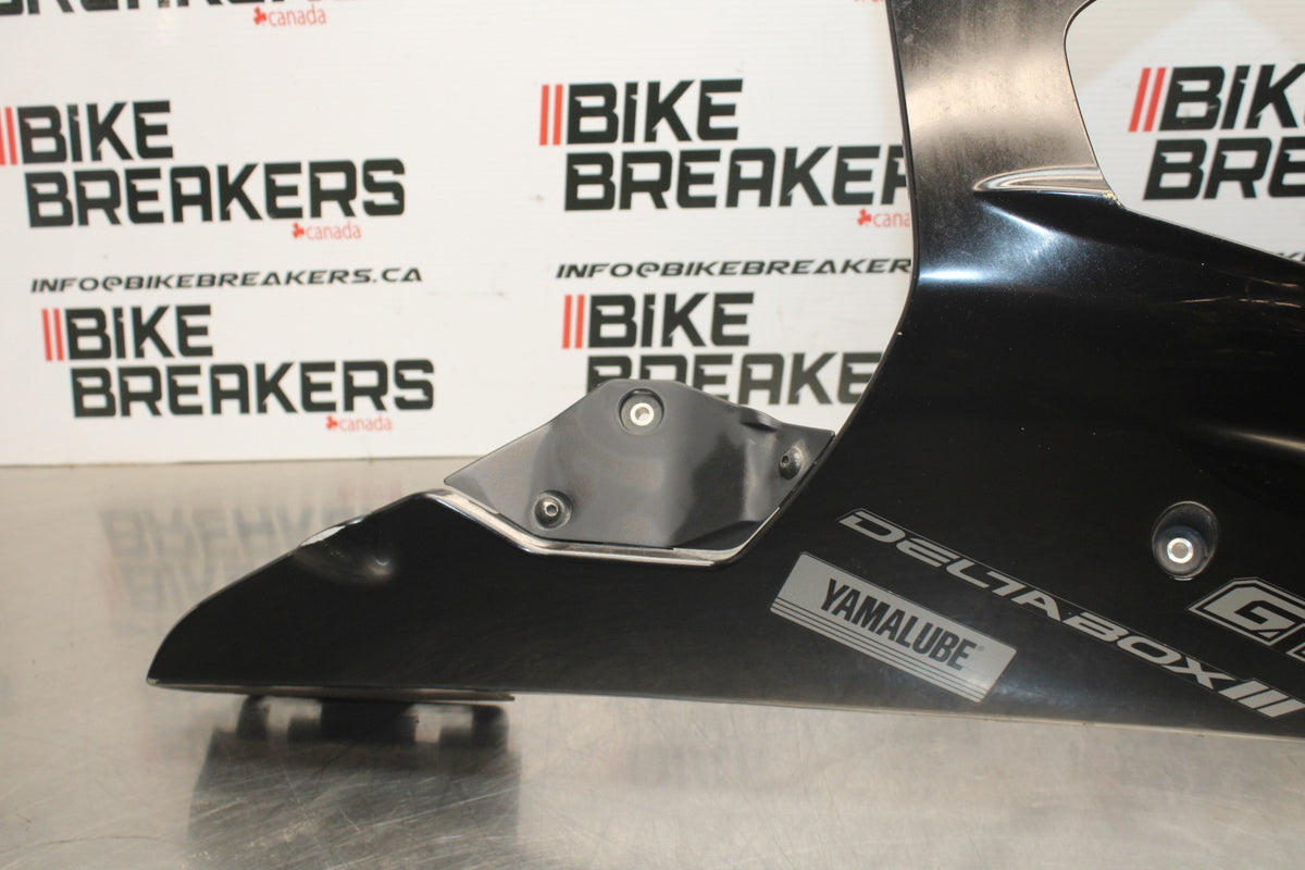 08-09 YAMAHA YZF R6S RIGHT LOWER MID UPPER SIDE FAIRING COWL  BB796
