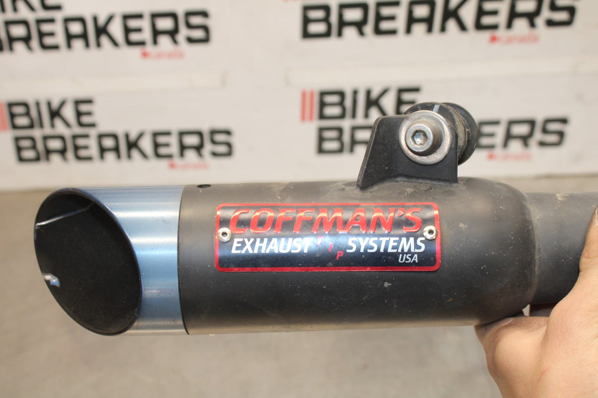 08-09 KAWASAKI NINJA ZX14R COFFMAN PIPE MUFFLER SLIP ON CAN SILENCER SET BB932