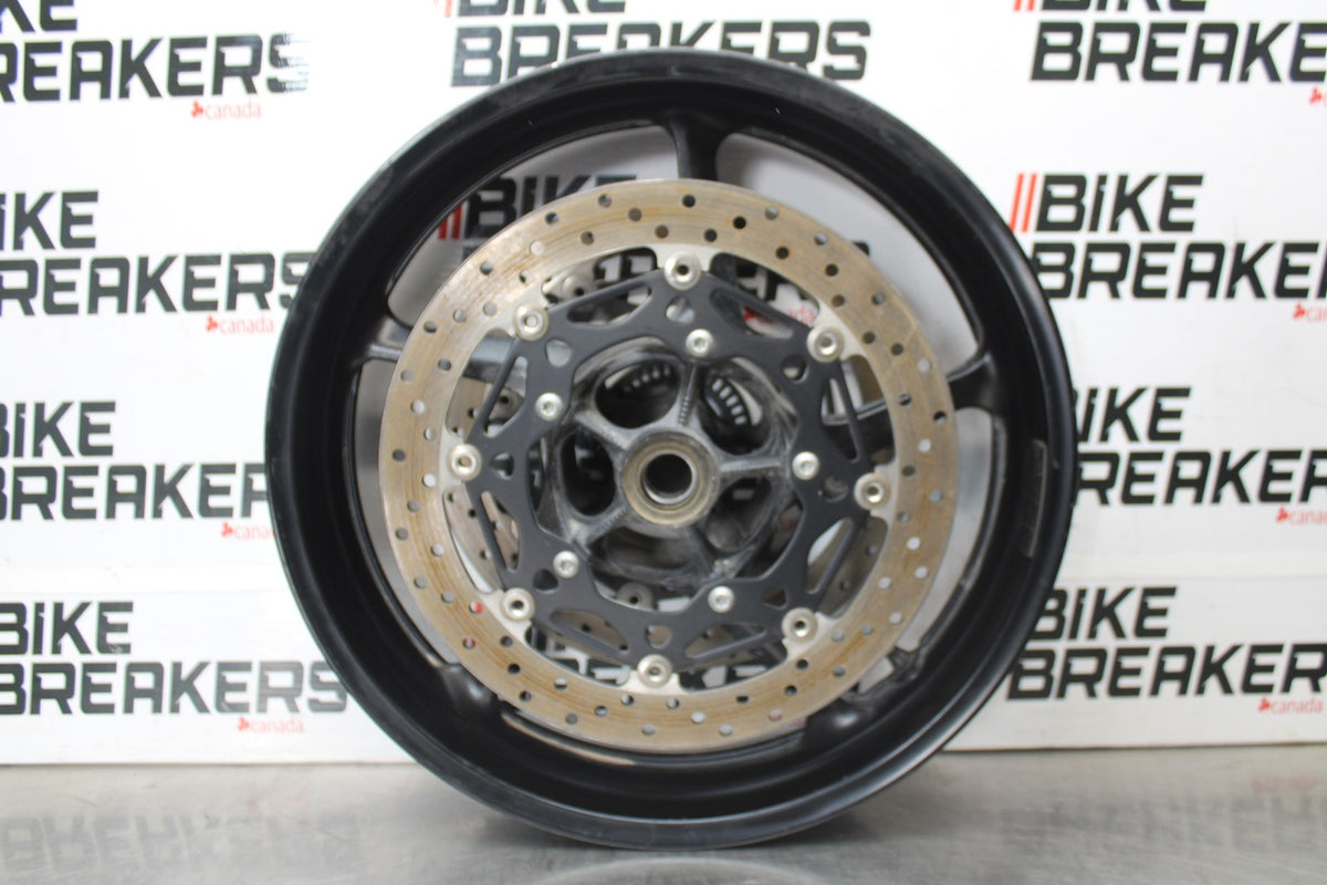 17 YAMAHA YZF R6 FRONT WHEEL FRONT RIM & ROTORS BB922