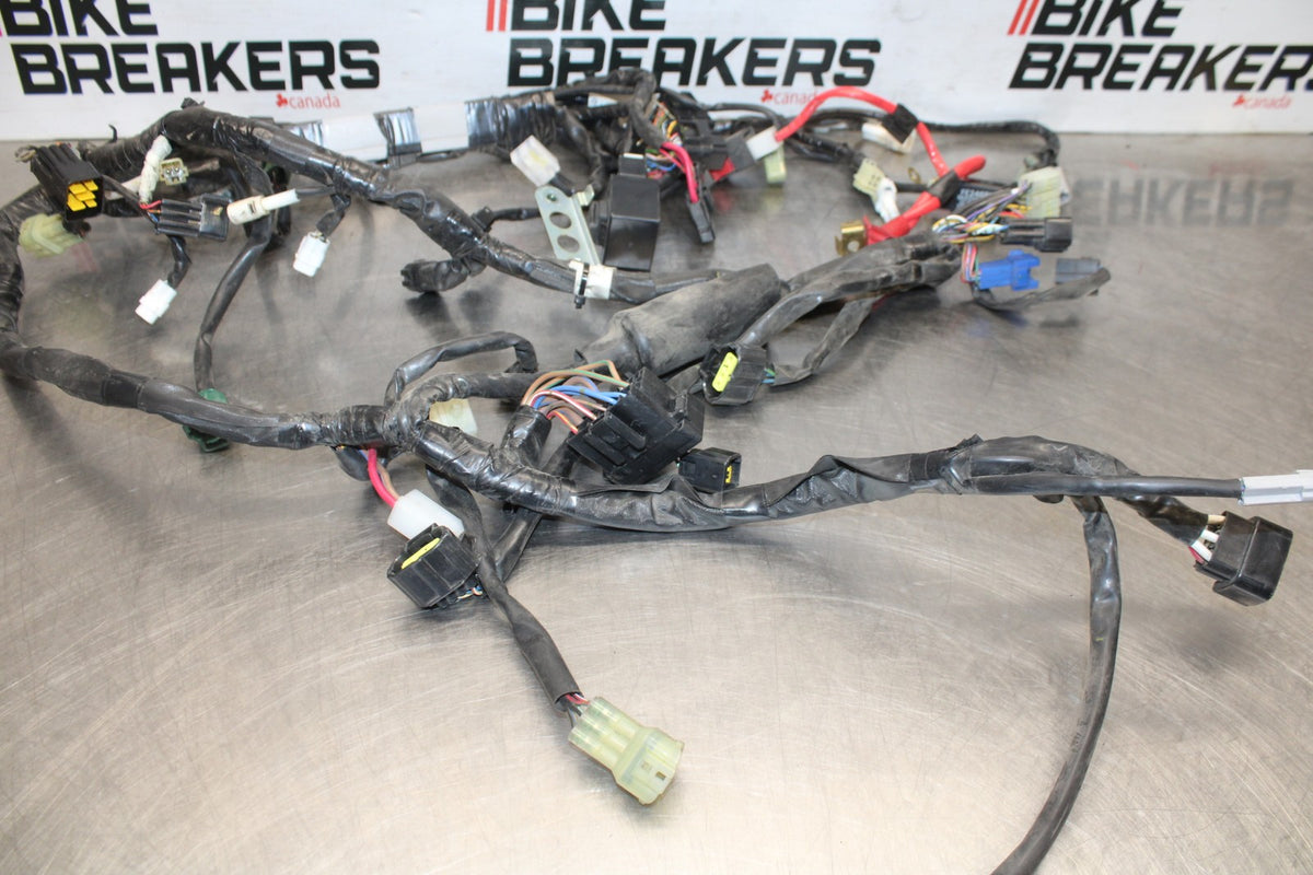 08-16 YAMAHA YZF R6 MAIN ENGINE WIRING HARNESS MOTOR WIRE LOOM BB929