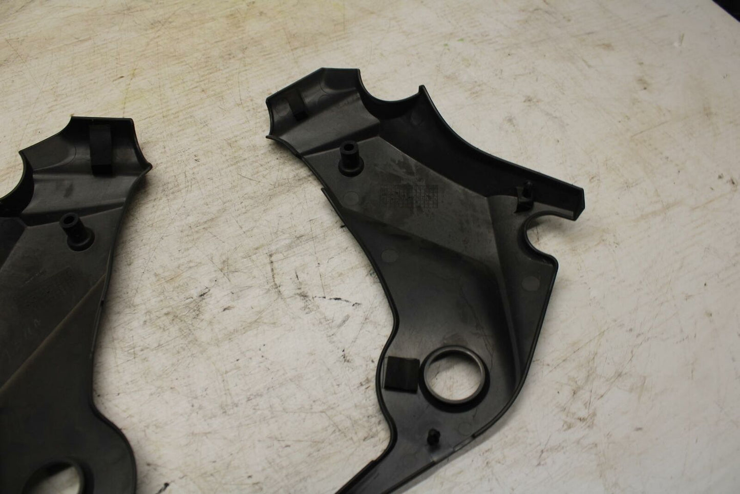 11-12 KAWASAKI NINJA 400 EX400 C RIGHT LEFT FRAME MID SIDE COVERS COWLS  BB358