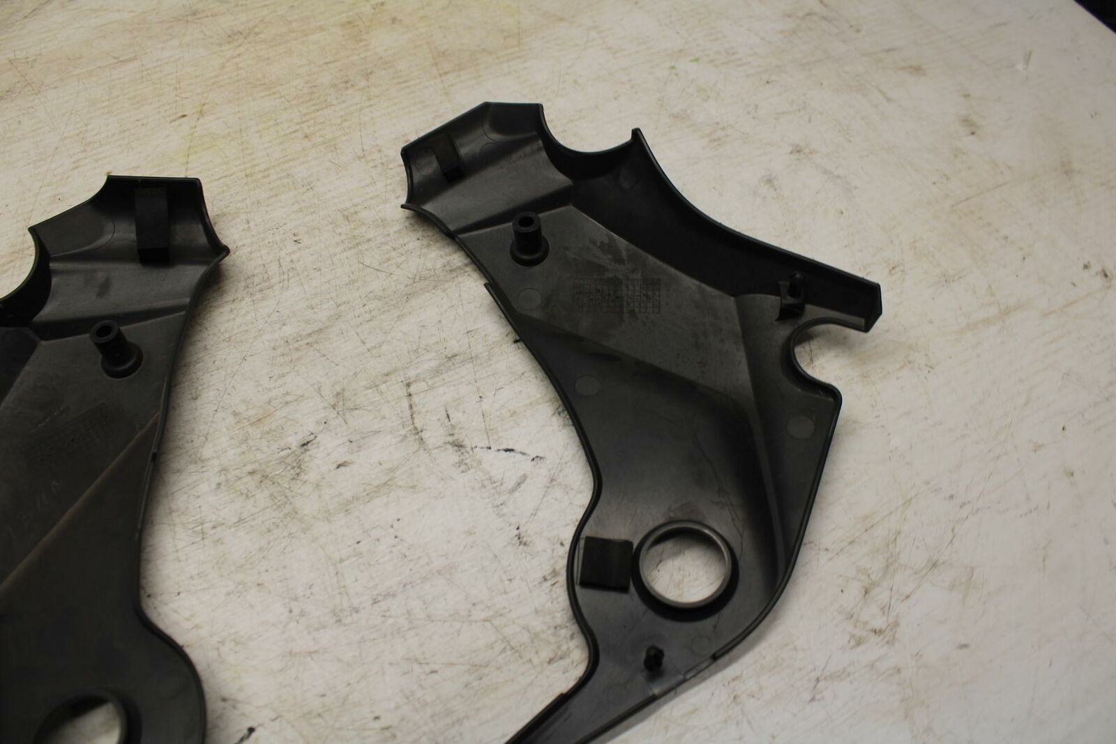 11-12 KAWASAKI NINJA 400 EX400 C RIGHT LEFT FRAME MID SIDE COVERS COWLS  BB358